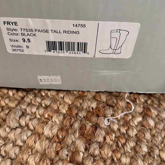 Frye Paige tall riding boot black size 9.5 - Picture 4 of 10